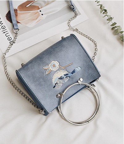 New Embroidery Mini Square Back Women's Cross B