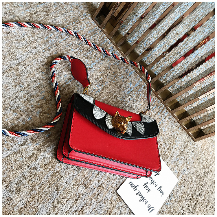 New Unique Pattern Cross Mini Bag White Woman Bag 