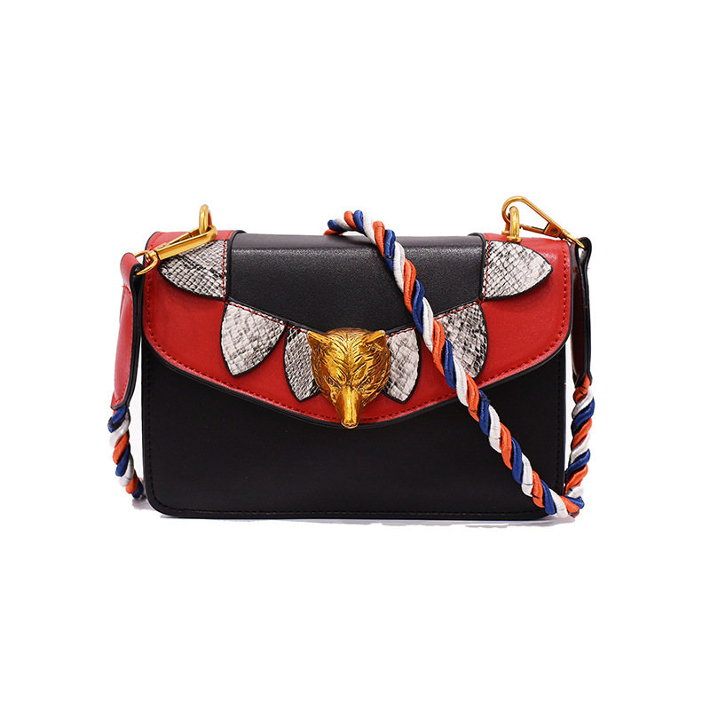 New Unique Pattern Cross Mini Bag White Woman Bag 