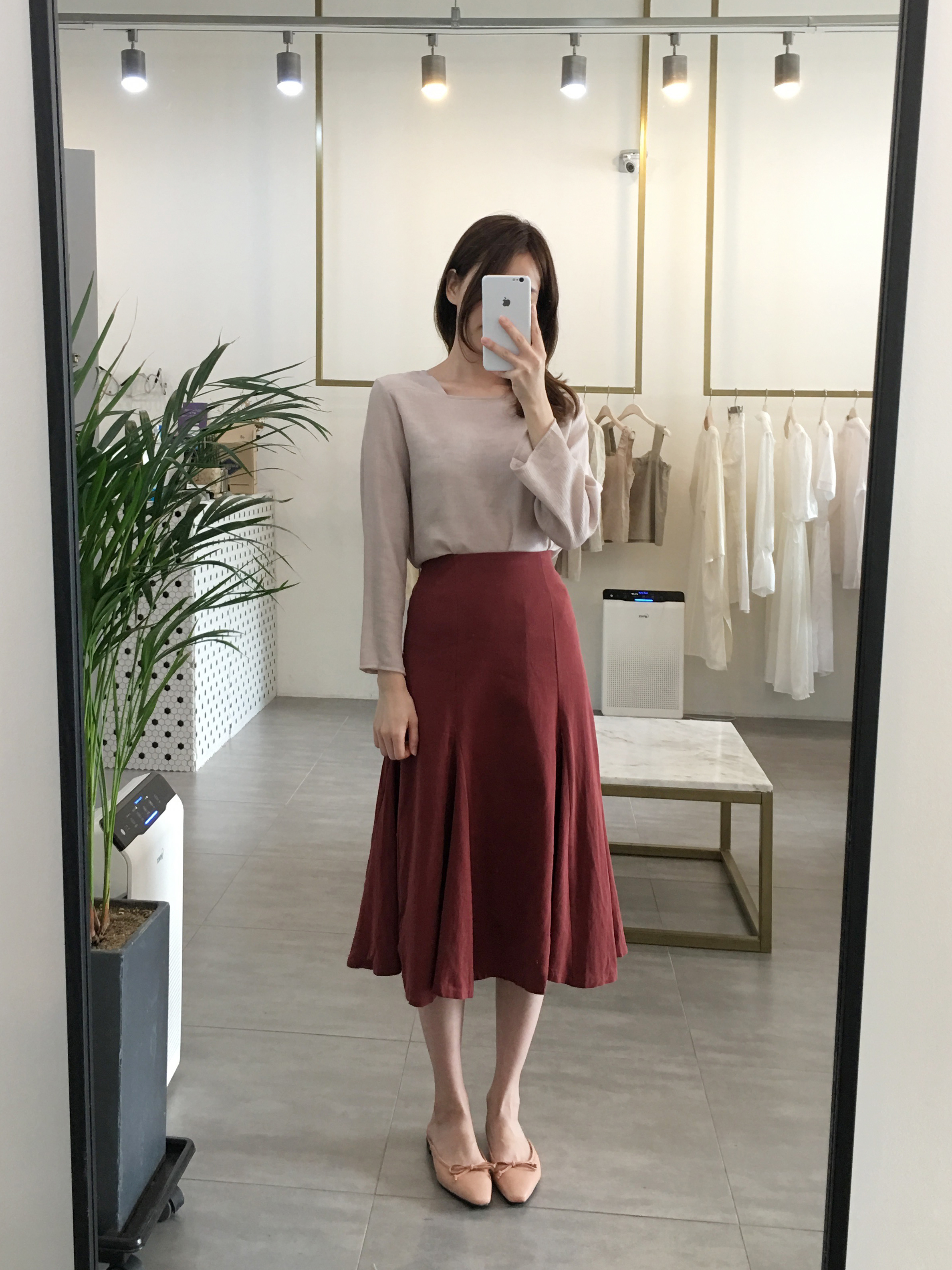 NEW FASHION LADY GIRL Blouse Fall Square Neck Long