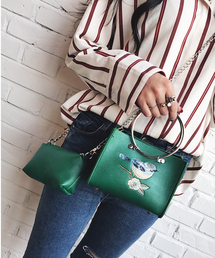 New Embroidery Mini Square Back Women's Cross B