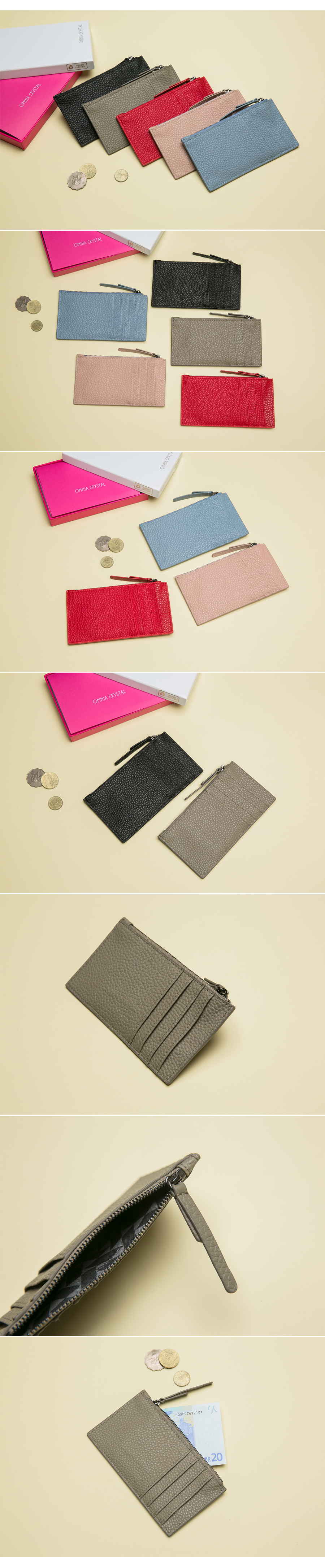 NEW CARD HOLDER WALLETS 4-speed leather card holde