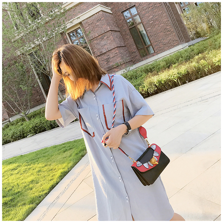 New Unique Pattern Cross Mini Bag White Woman Bag 