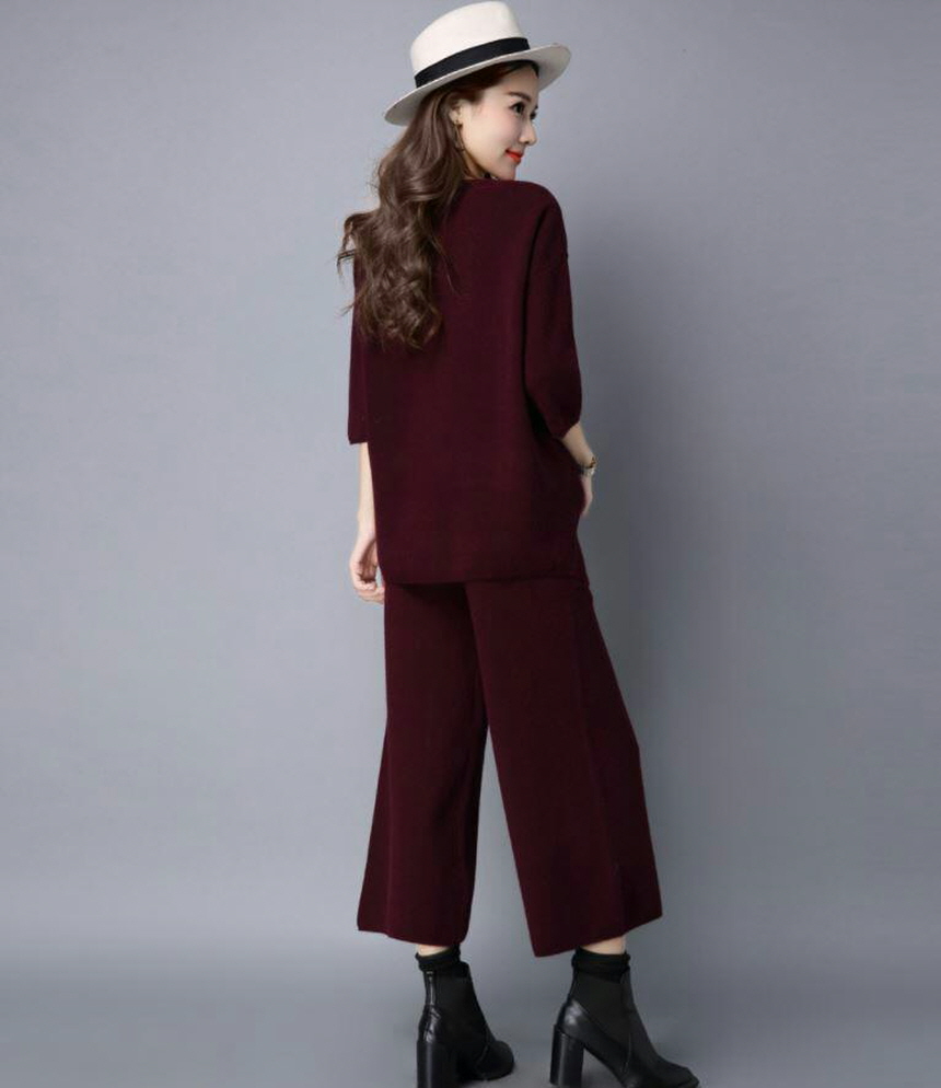 Knit Two-Piece Women's Foliage Autumn Cody Look