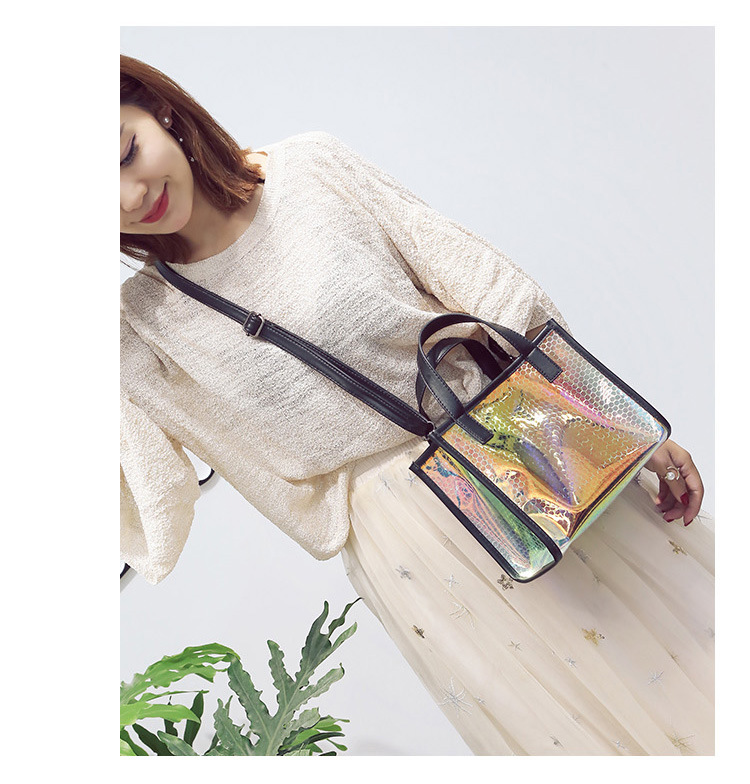 New Transparent Square Cross Mini Bag Beautiful Ba