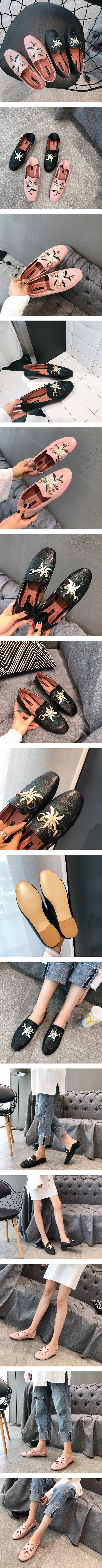 New ShoesNara Flower Frequently Decorated Points W