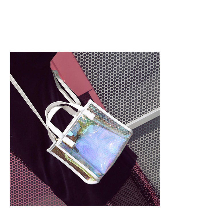 New Transparent Square Cross Mini Bag Beautiful Ba