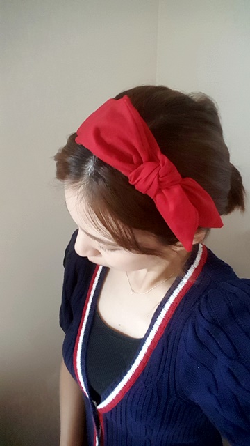 Snow White Big Ribbon Hair Band Wire Headband Shop
