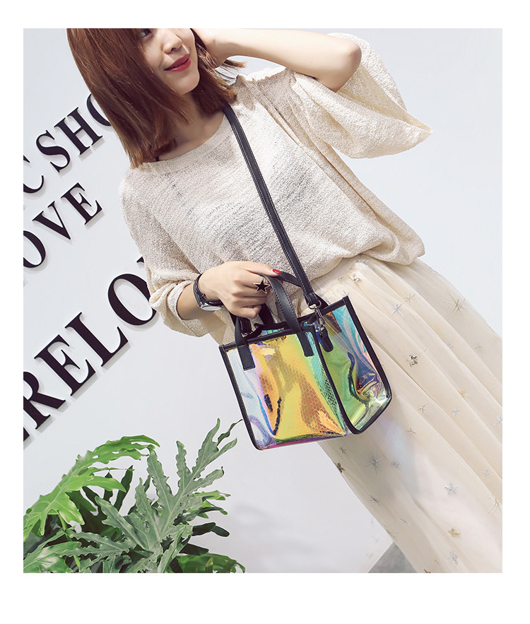 New Transparent Square Cross Mini Bag Beautiful Ba