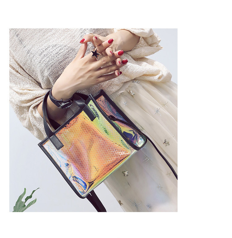New Transparent Square Cross Mini Bag Beautiful Ba