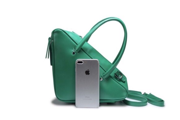 New Angle Cross Bag black, green Simple Convenient