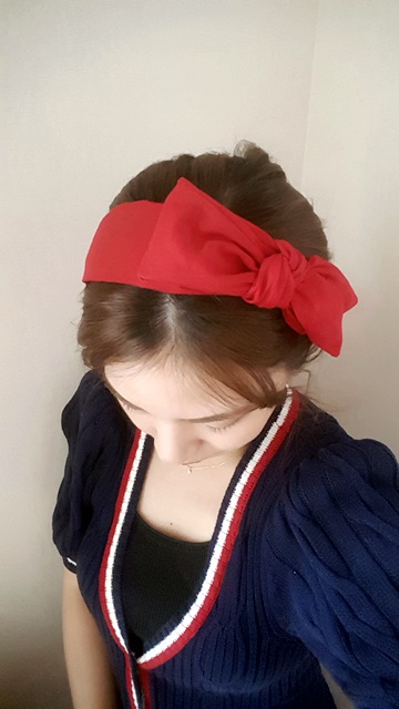 Snow White Big Ribbon Hair Band Wire Headband Shop