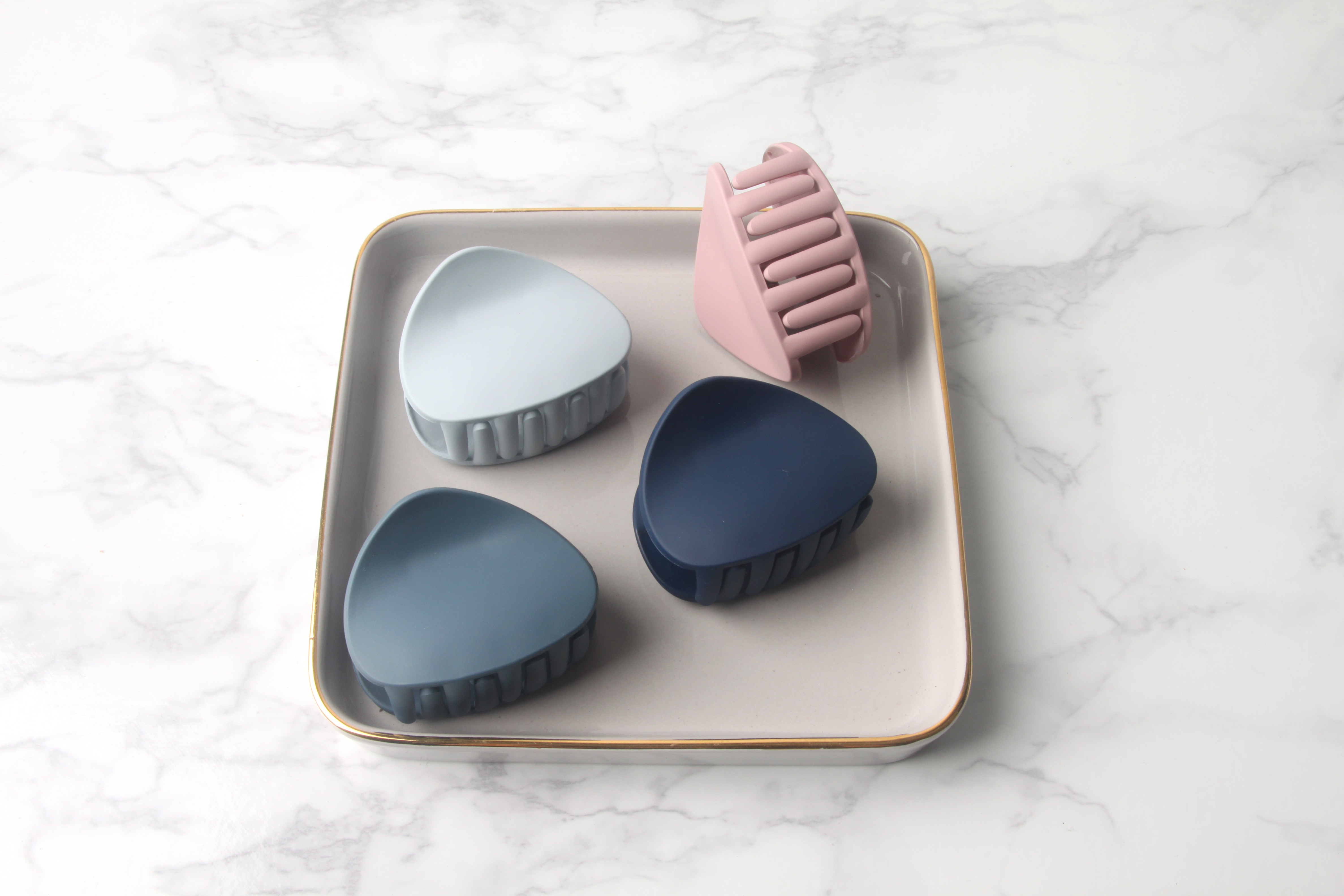 New Matte Color Round Tongue Pin Up Hair Owl Hair 