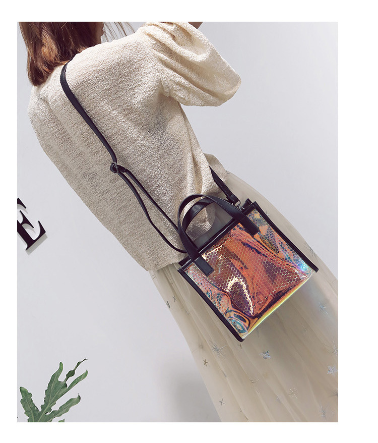 New Transparent Square Cross Mini Bag Beautiful Ba