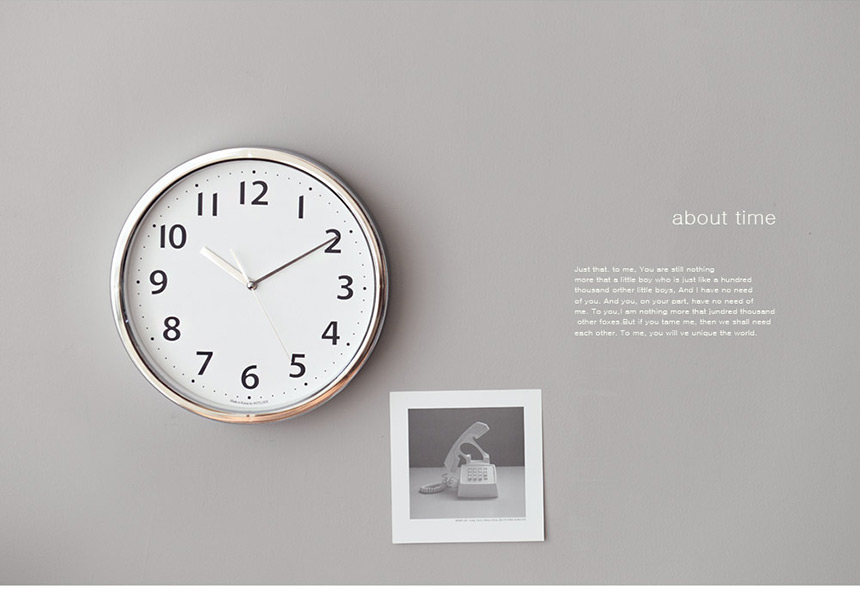 300 pie chrome round low-noise wall clock 4style i