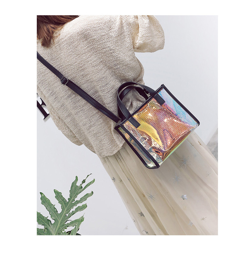 New Transparent Square Cross Mini Bag Beautiful Ba