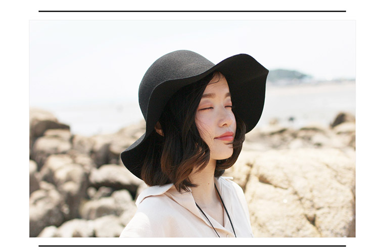 Women Sun Hats Four Seasons Female Floppy Hat Wave