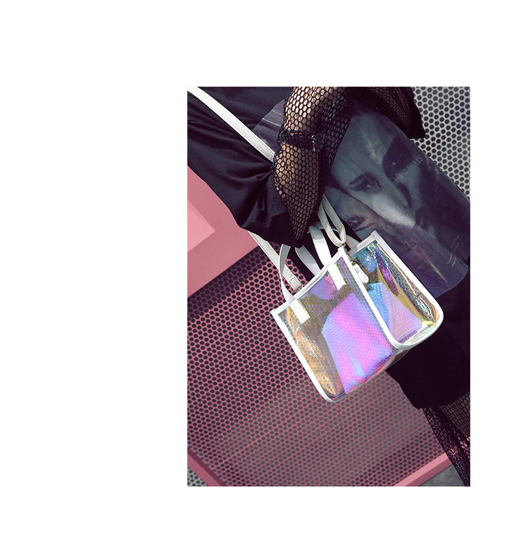 New Transparent Square Cross Mini Bag Beautiful Ba