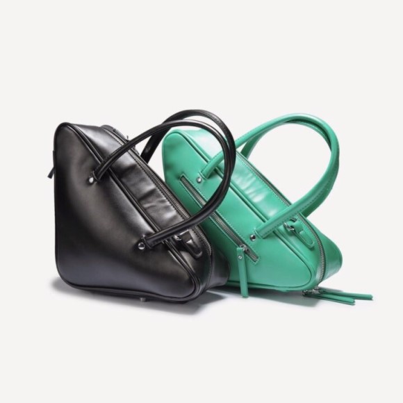 New Angle Cross Bag black, green Simple Convenient