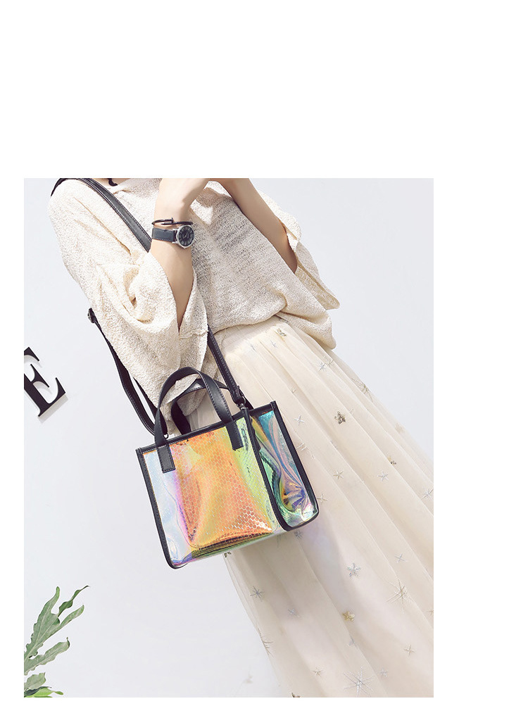New Transparent Square Cross Mini Bag Beautiful Ba