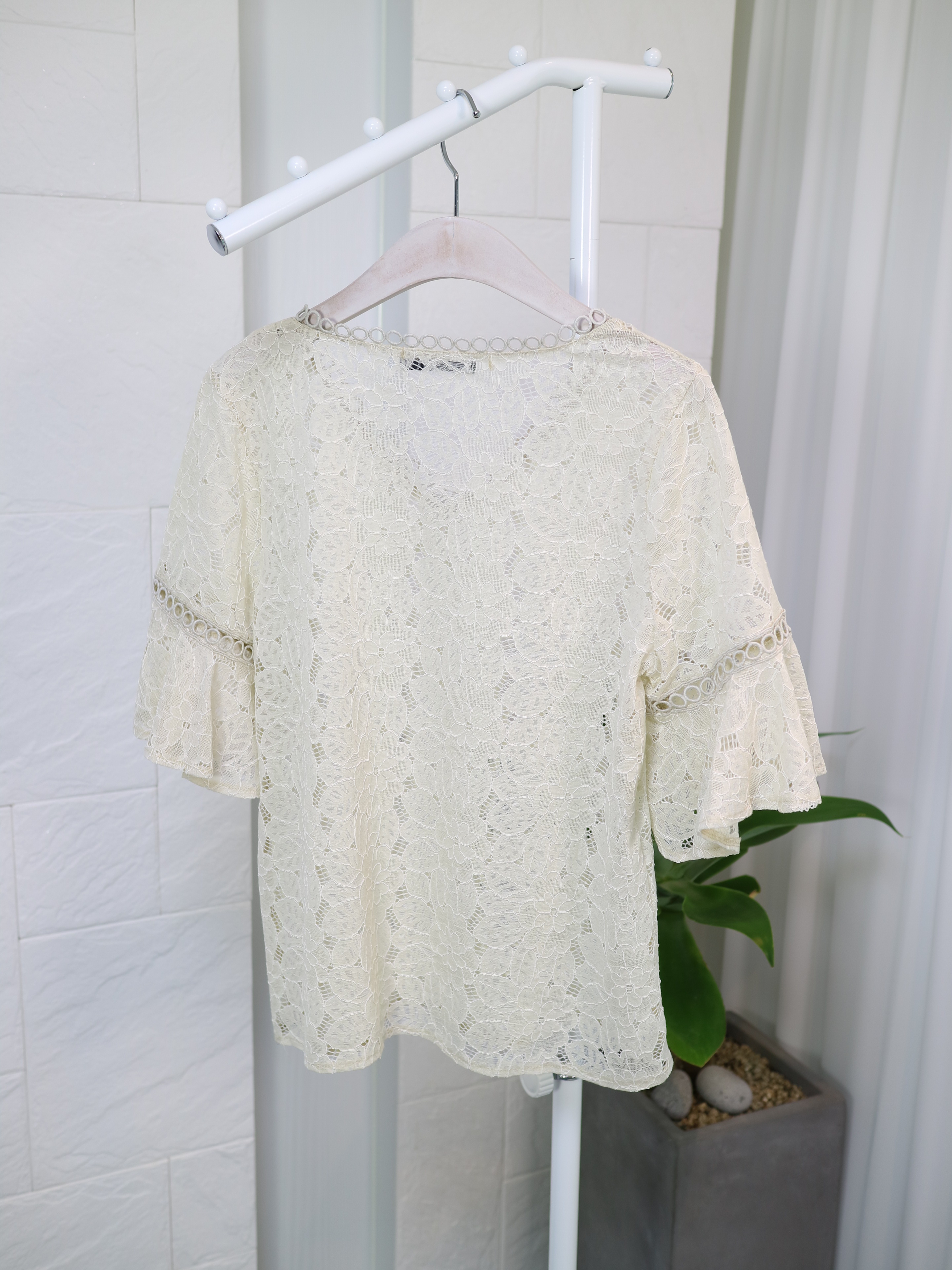 NEW FASHION LADY GIRL Blouse Circle lace blouse