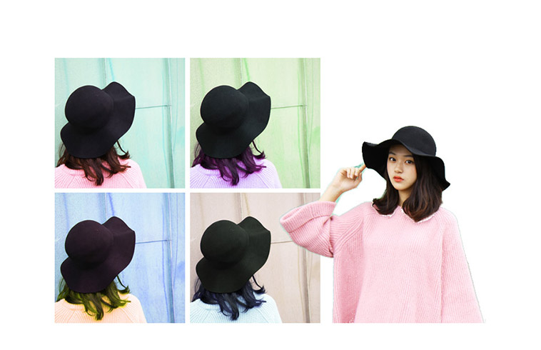 Women Sun Hats Four Seasons Female Floppy Hat Wave