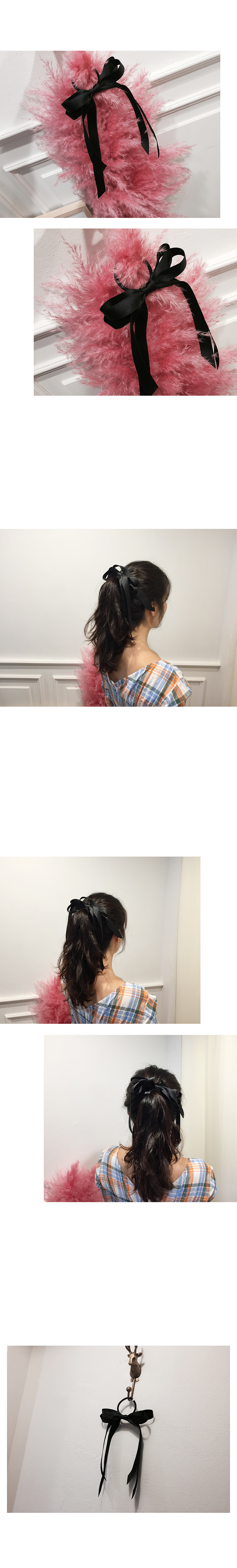 Ribbon Hair Lanyard Female Hair Strap Wang Pin Ban