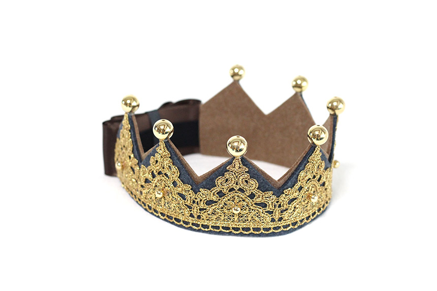 Acogio 100 days birthday crown hair bend 2TN baby 