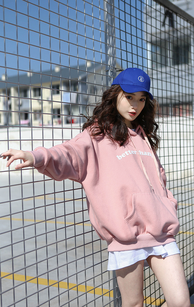 T-Shirts Buffett Hoodie Pink Daily Style Natural L