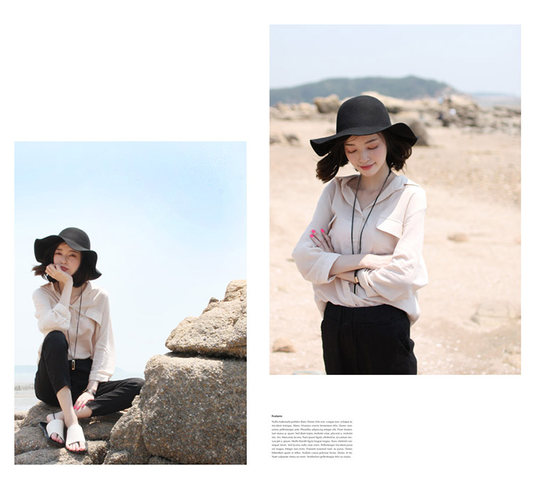 Women Sun Hats Four Seasons Female Floppy Hat Wave