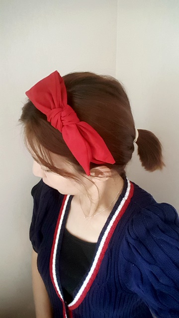 Snow White Big Ribbon Hair Band Wire Headband Shop