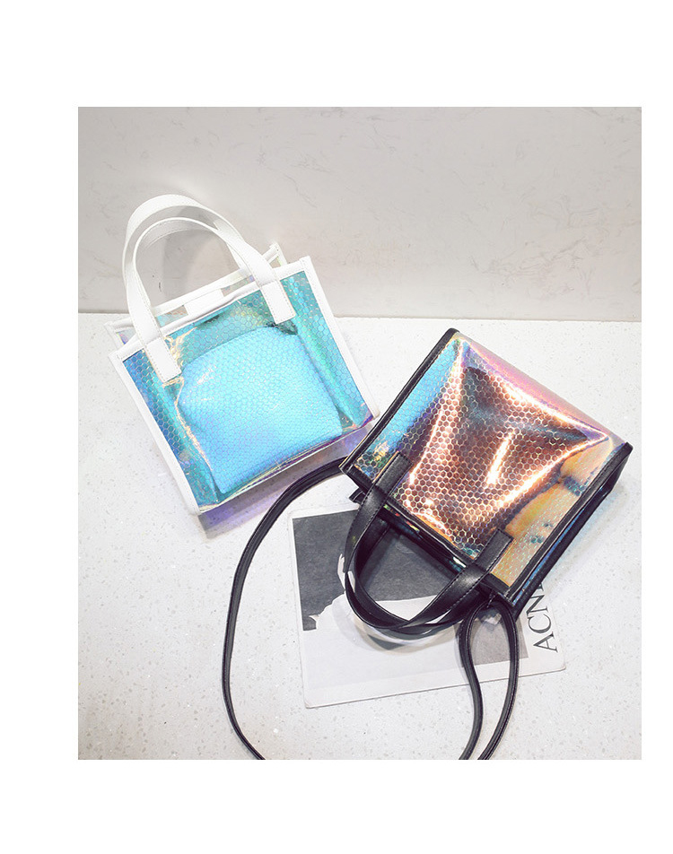 New Transparent Square Cross Mini Bag Beautiful Ba