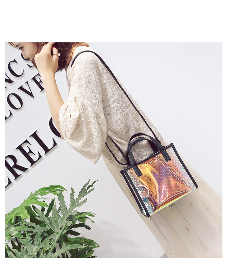 New Transparent Square Cross Mini Bag Beautiful Ba