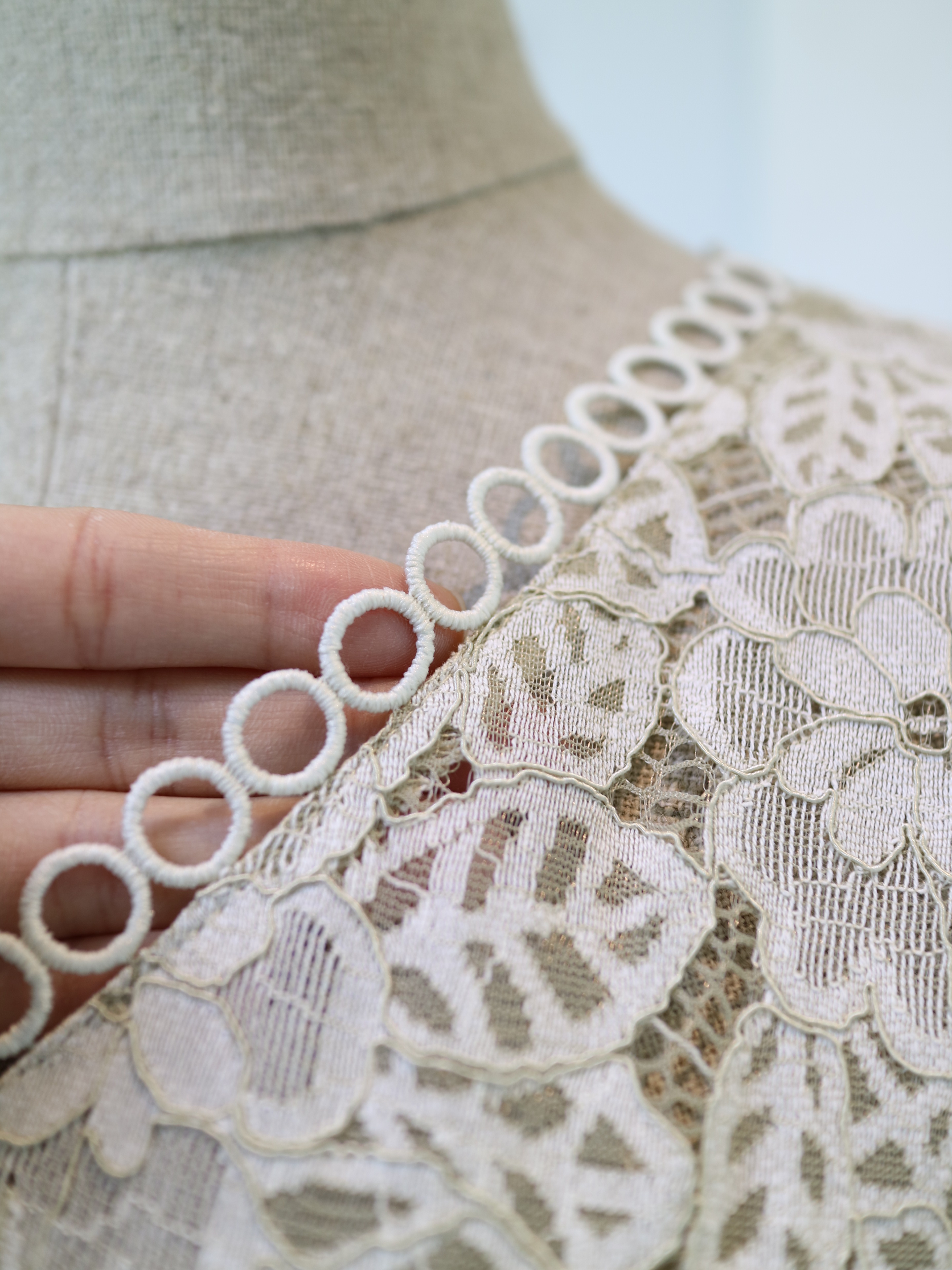 NEW FASHION LADY GIRL Blouse Circle lace blouse