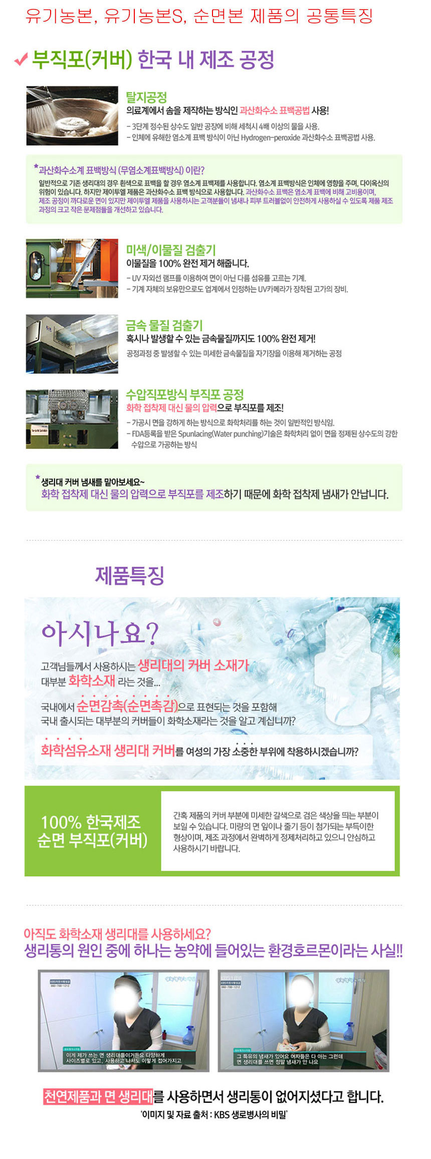 Organic cotton face cover Ultra slim winged sanita