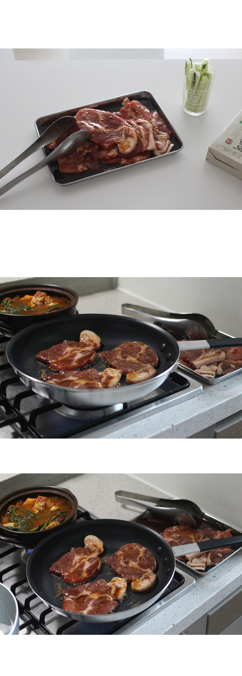 NEW FRYING PAN Excalibur Coating Frying Pan 3size 