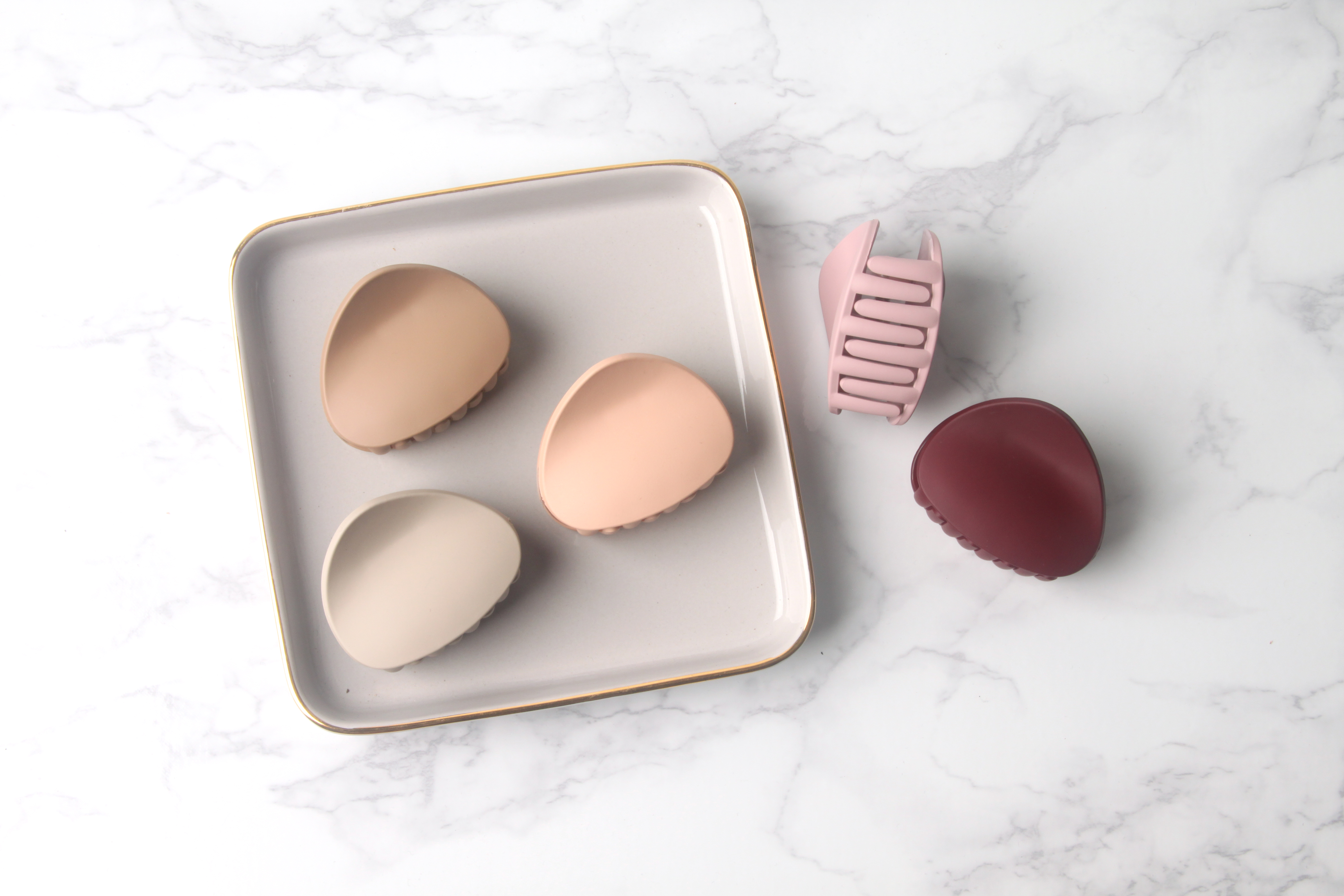 New Matte Color Round Tongue Pin Up Hair Owl Hair 