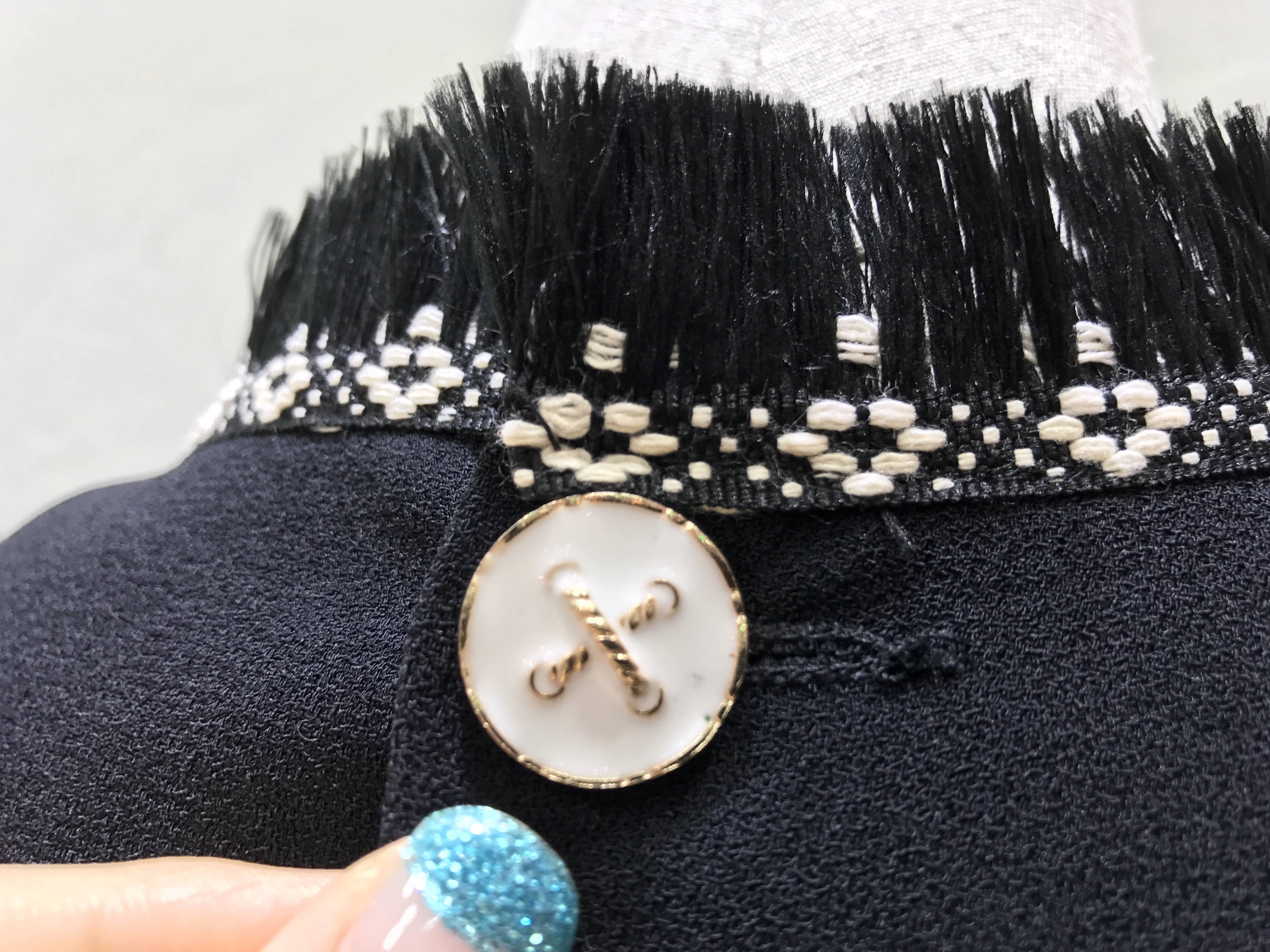 3 Clothes Ribbon Suit Ethnic Black Two-Piece Autum