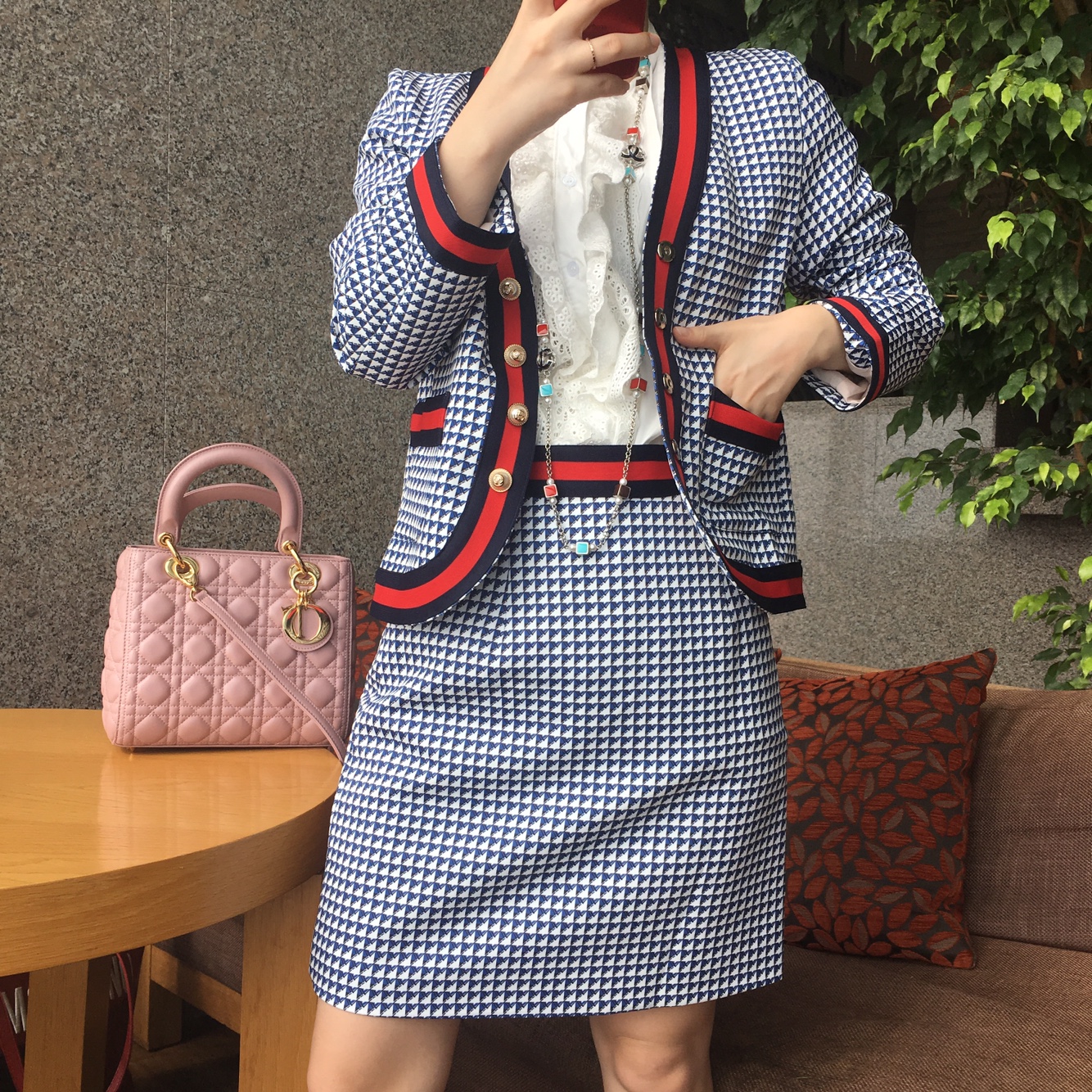 Scandinavian Checkup Two Pieces Miniature Miniatur