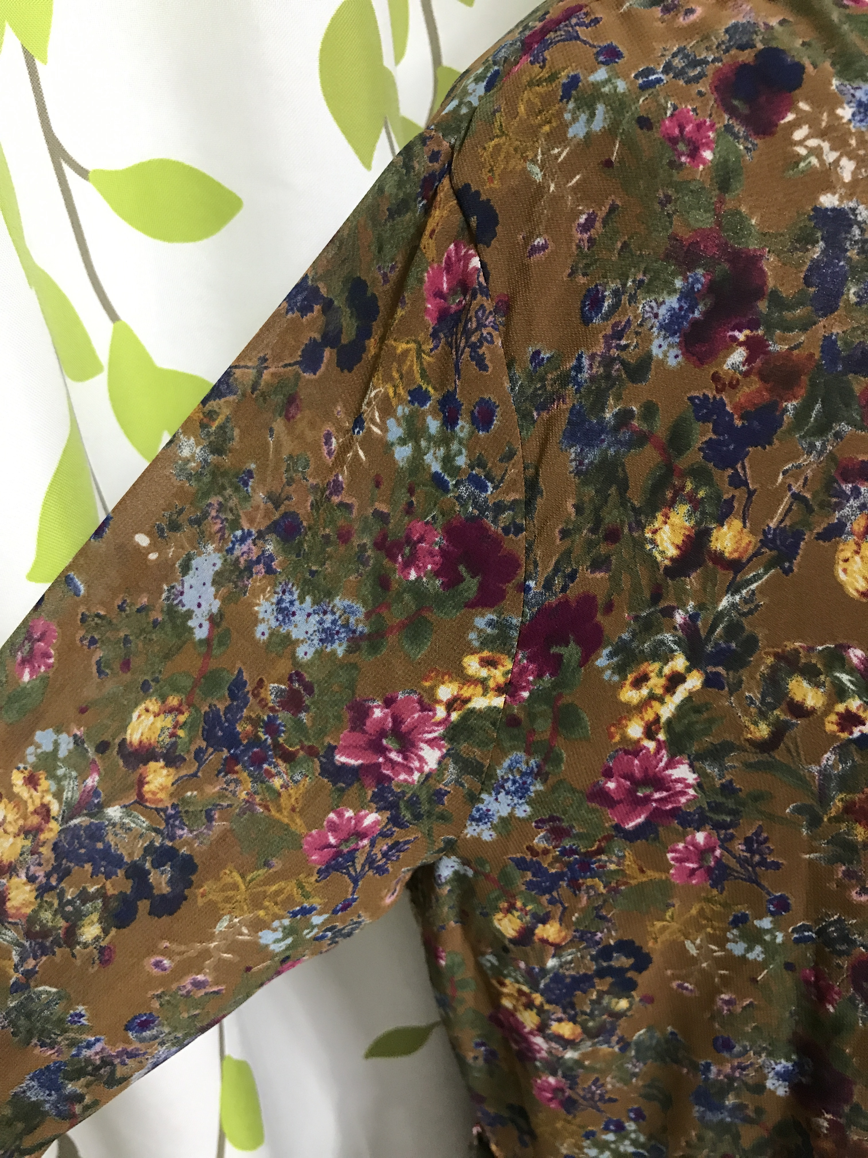 Autumn roupset Chiffon Long Dress Jean Beige Navy 