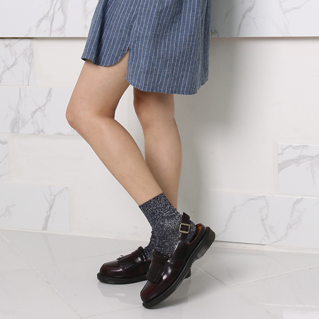 New Metal Glitter Sock Glitter Fashion Point Four 