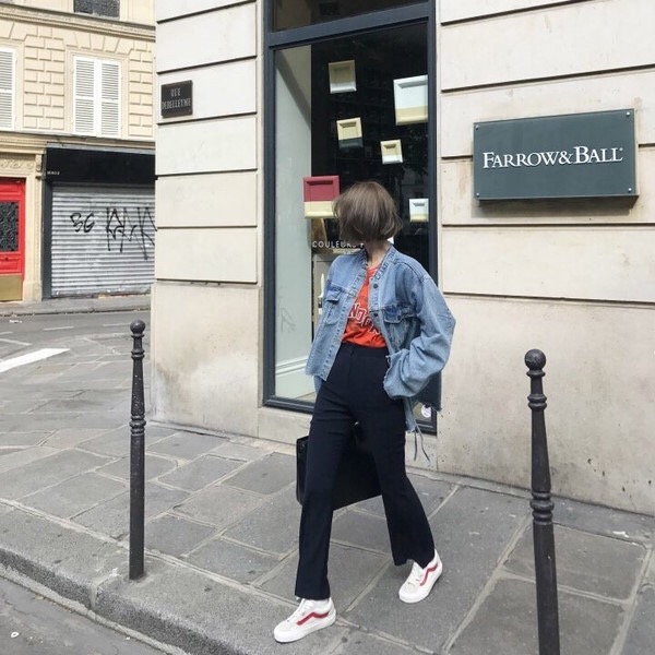 New Women's Pants Square x2 Boots Cut Slacks Pa