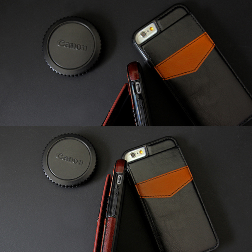 New Leather Flap Card Wallet iPhone Galaxy Case 6+