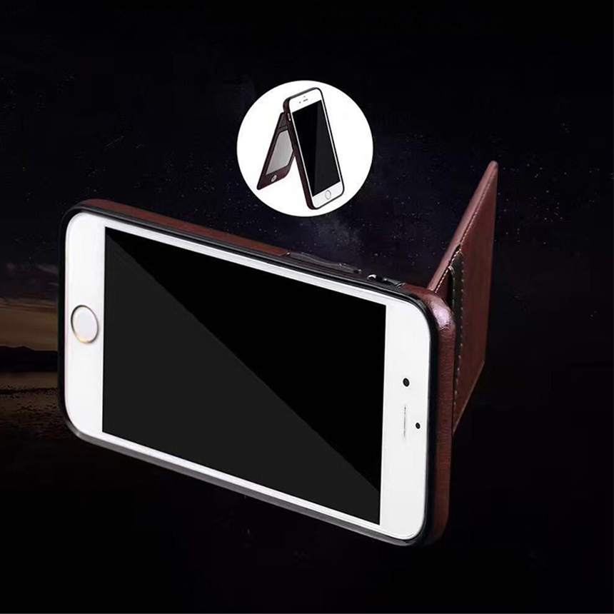 New Leather Flap Card Wallet iPhone Galaxy Case 6+