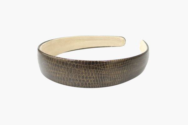 Classic leather hair band Lightweight, clean, well