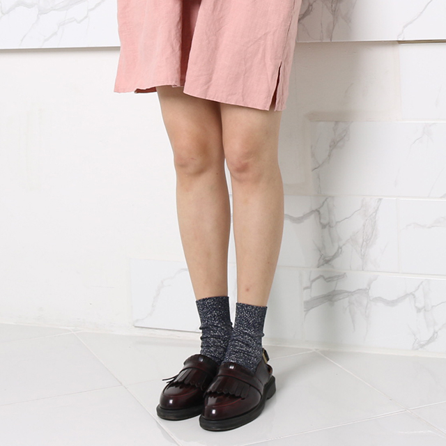 New Metal Glitter Sock Glitter Fashion Point Four 