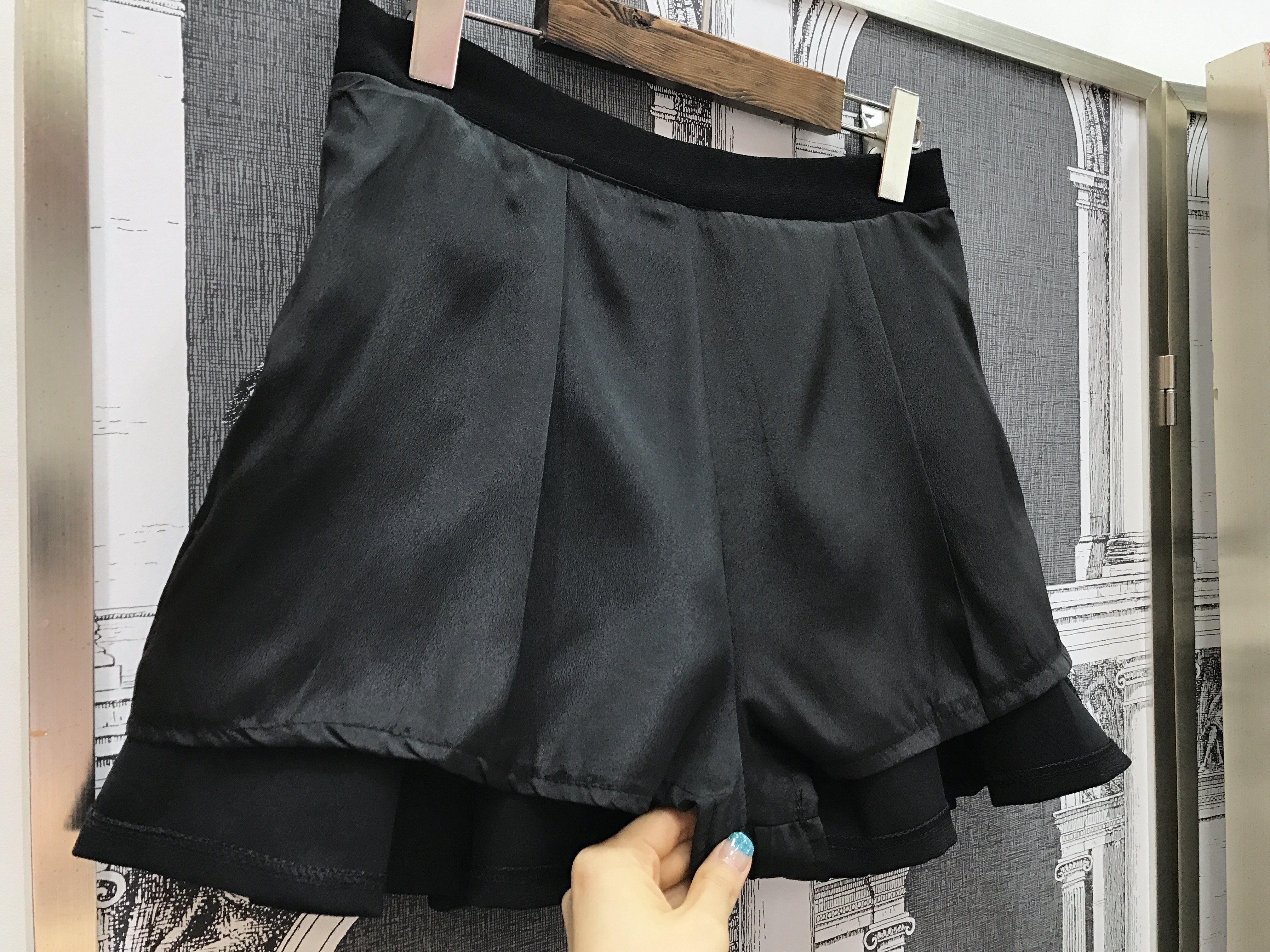 3 Clothes Ribbon Suit Ethnic Black Two-Piece Autum