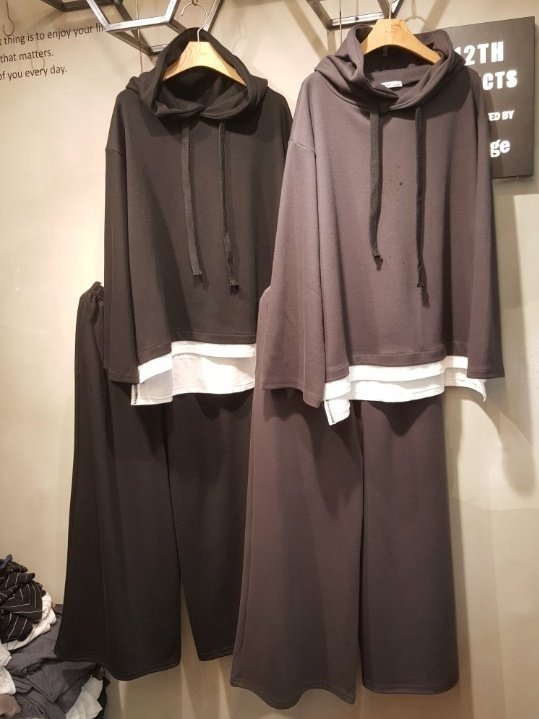 Hood color set 2color 20 ladies' work Kidnassi 