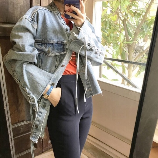 New Women's Pants Square x2 Boots Cut Slacks Pa