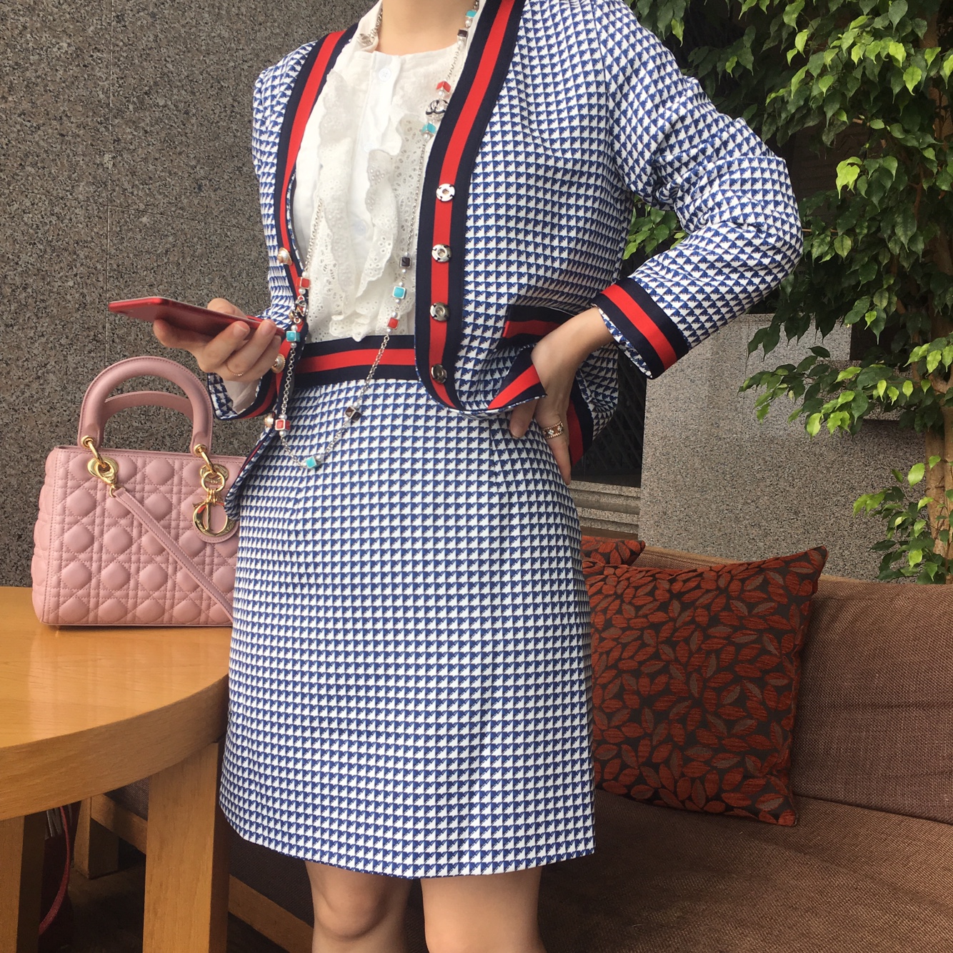 Scandinavian Checkup Two Pieces Miniature Miniatur